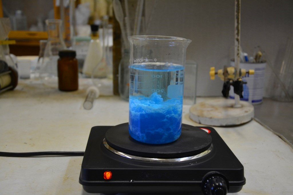 制作銅貯備溶液 制作銅貯備溶液